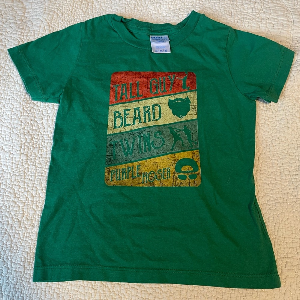 Port and Company Kids Green Graphic Tee